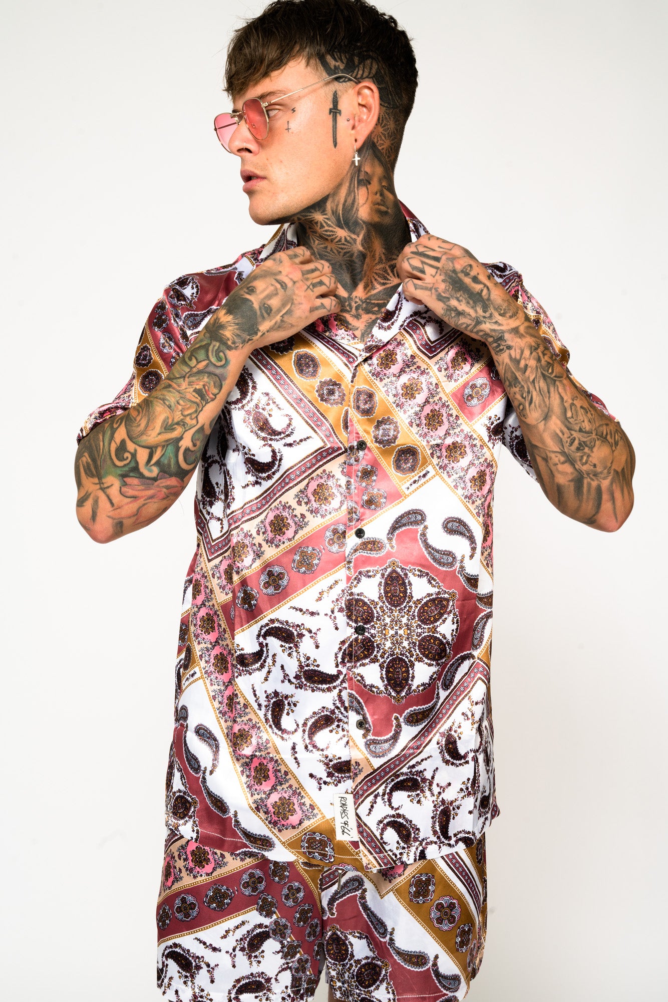 Roadies of 66 - Paisley Print Revere Shorts