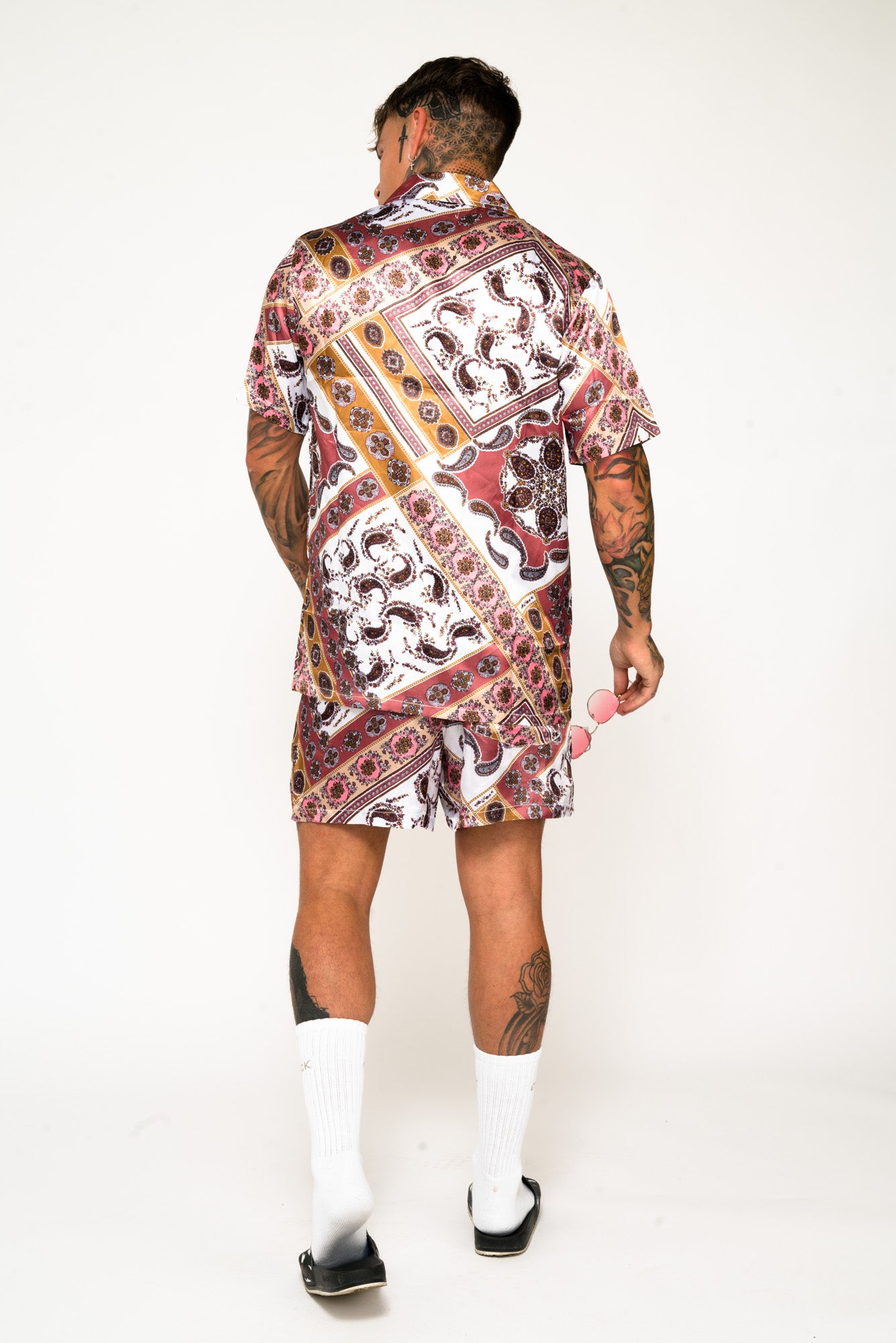 Roadies of 66 - Paisley Print Revere Shorts
