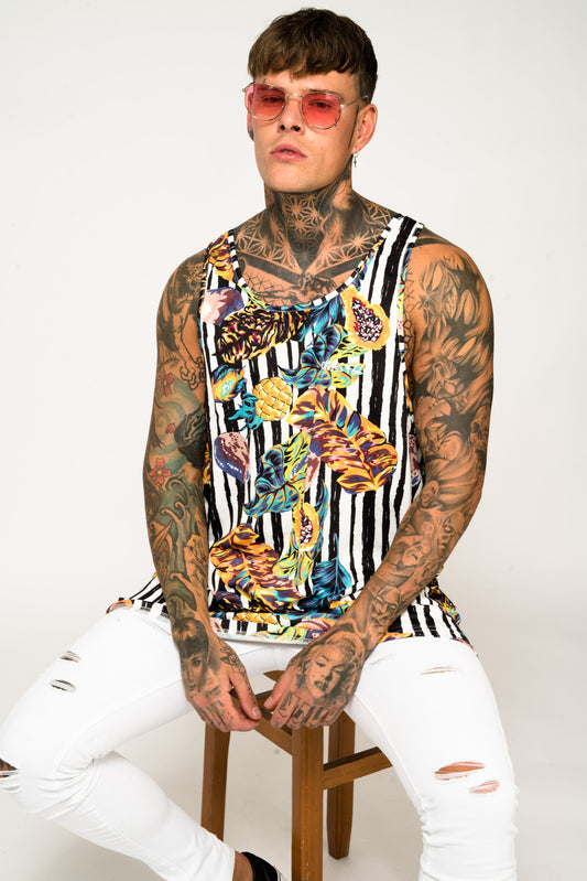 Roadies of 66 - Oversized Jungle Printed Vest