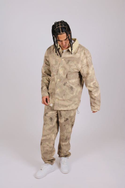 Dazed digital camo reversible denim coach jacket
