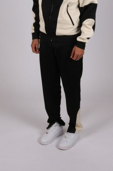 Vintage club trackpants with contrast blockwork
