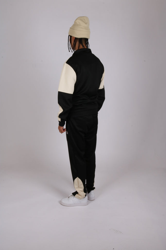 Vintage club tricot tracktop with contrast panels