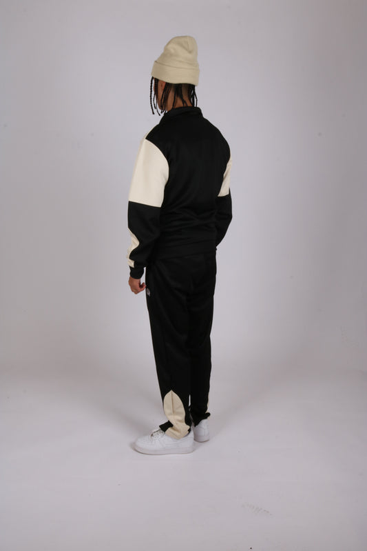 Vintage club trackpants with contrast blockwork