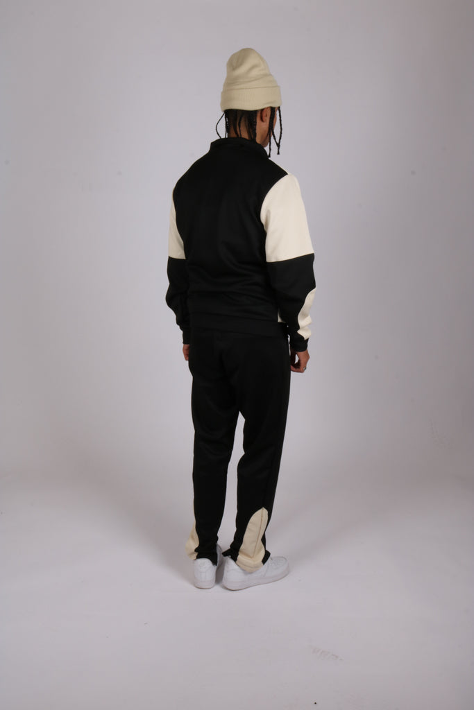 Vintage club tricot tracktop with contrast panels