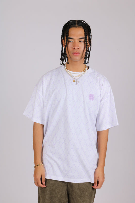 Signature orint T Shirt in oversized fit
