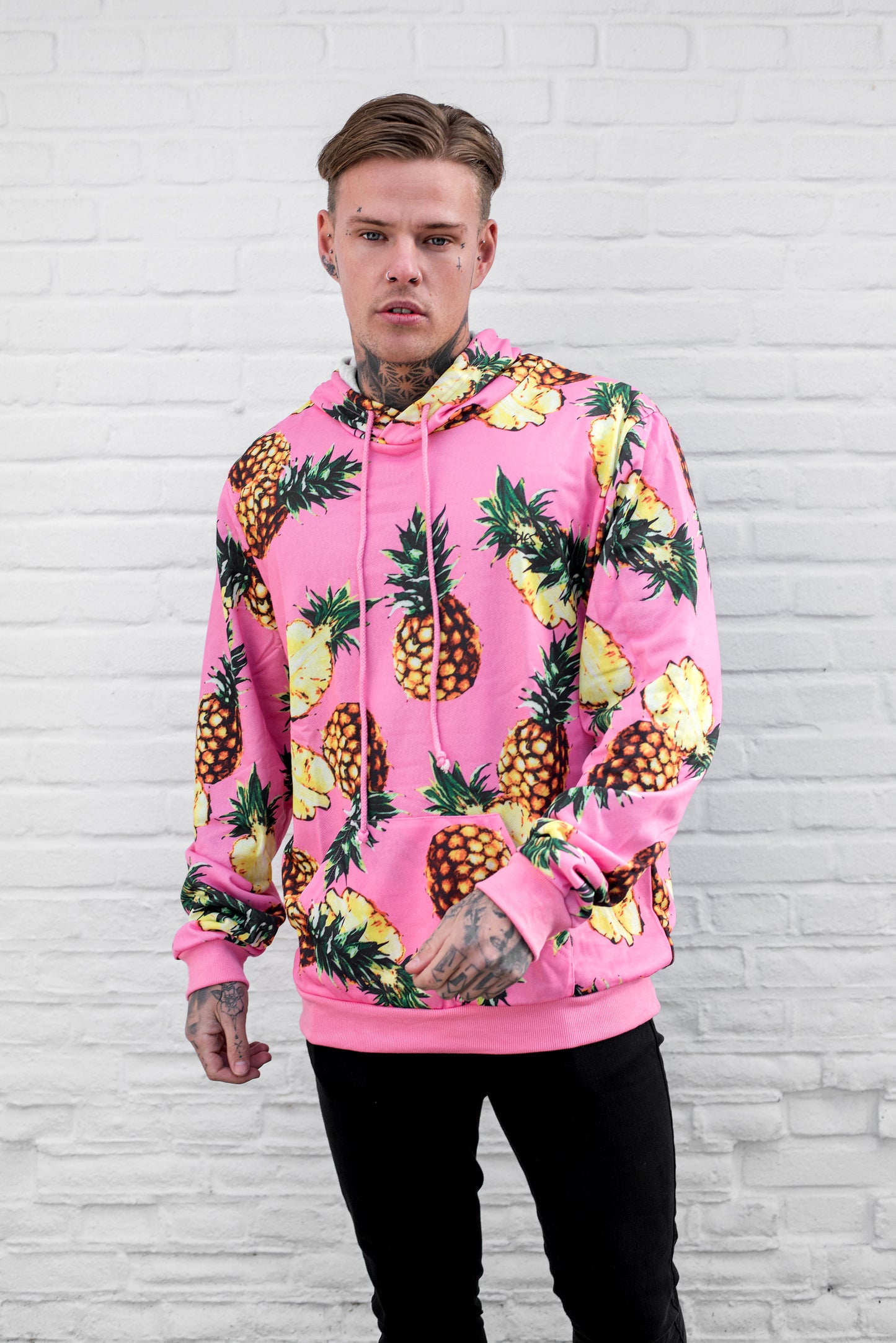 Roadies of 66 - Pineapple Print Hoodie