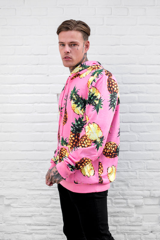 Roadies of 66 - Pineapple Print Hoodie
