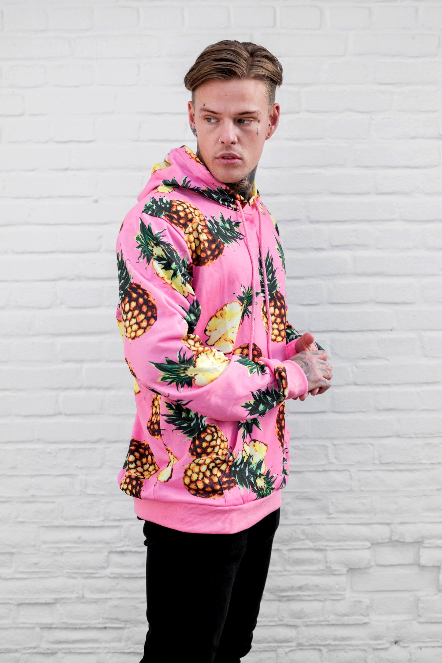Roadies of 66 - Pineapple Print Hoodie