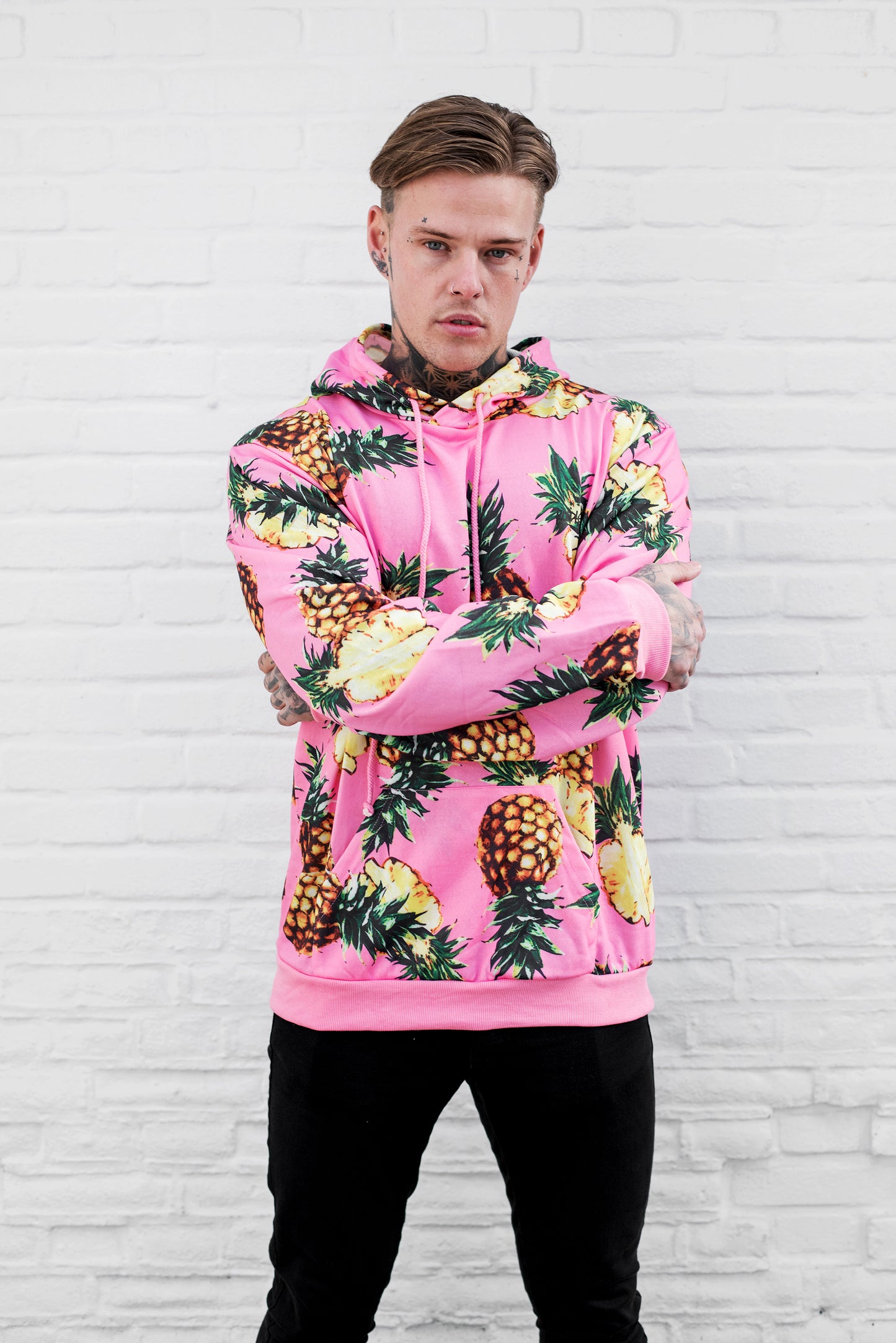 Roadies of 66 - Pineapple Print Hoodie