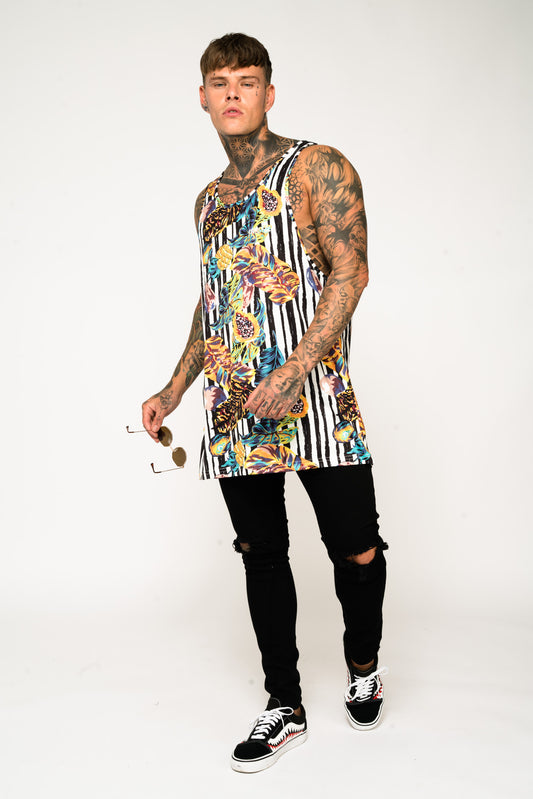 Roadies of 66 - Oversized Jungle Printed Vest